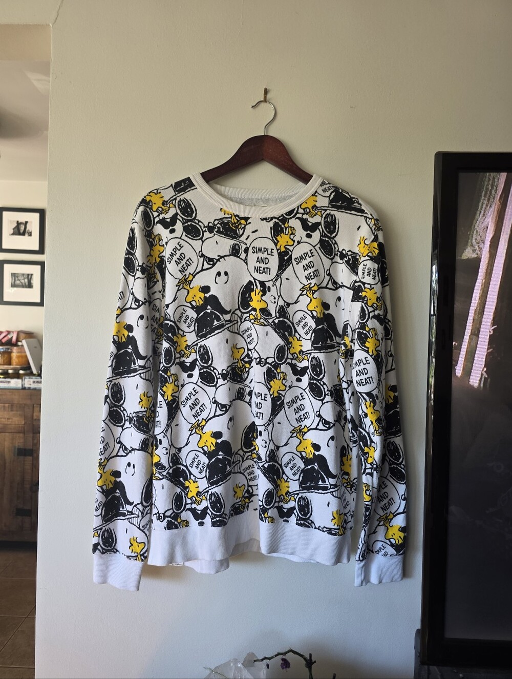 :CHOCOOLATE x Peanuts Snoopy Woodstock All-Over Sweatshirt